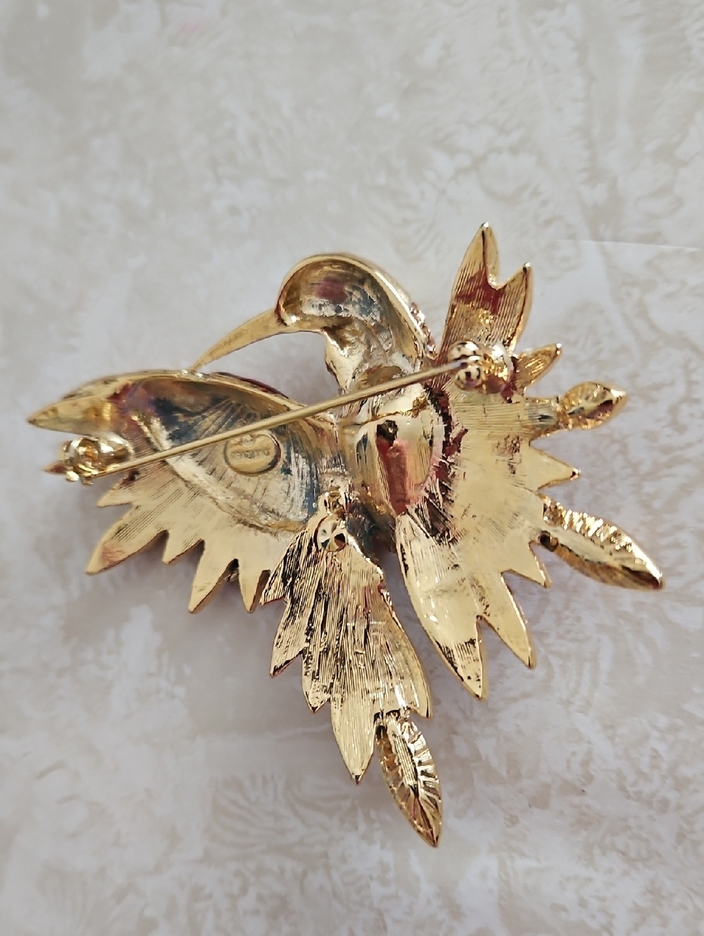 Graziano "Bird Of Paradise" Vintage Brooch. - Picture 9 of 11